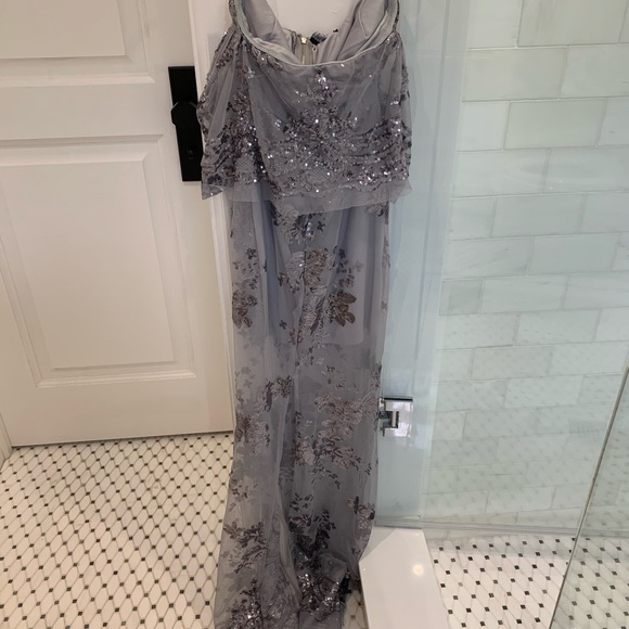 Full Length Off Shoulder Dress - Picture 4 of 9